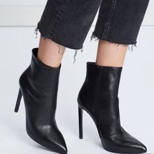 Tony Bianco Freddie Black Heeled Ankle Bootie